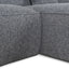 CLC10079-KJ Right Chaise Sofa - Coral Charcoal - Last one