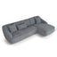 CLC10079-KJ Right Chaise Sofa - Coral Charcoal - Last one