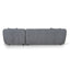 CLC10079-KJ Right Chaise Sofa - Coral Charcoal - Last one