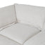 CLC10105-KSO 3 Seater Chaise Sofa - Pebble Beige