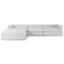 CLC10105-KSO 3 Seater Chaise Sofa - Pebble Beige