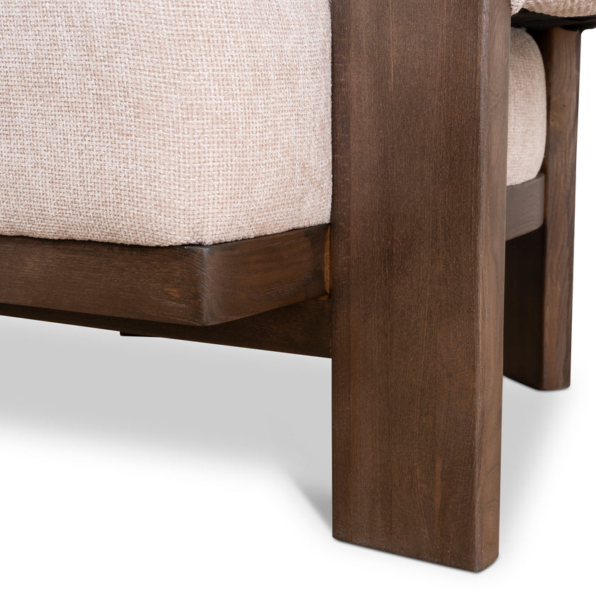 CLC10121-NI Walnut Armchair - Blush Linen