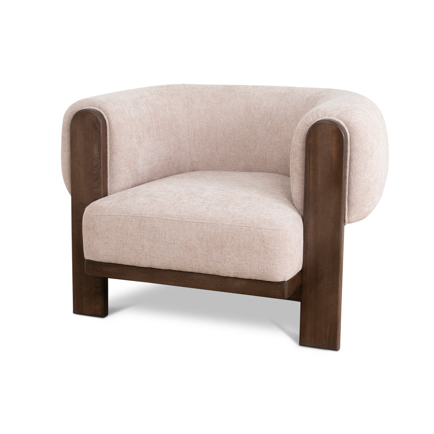 CLC10123-NI Natural Armchair - Bush Green