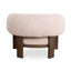 CLC10121-NI Walnut Armchair - Blush Linen
