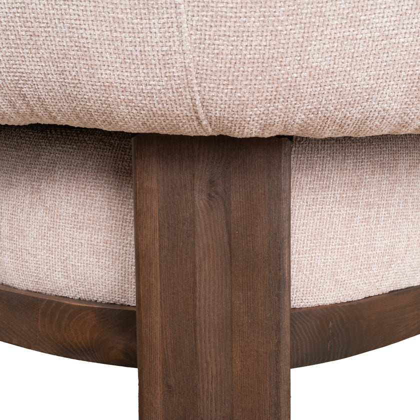 CLC10121-NI Walnut Armchair - Blush Linen
