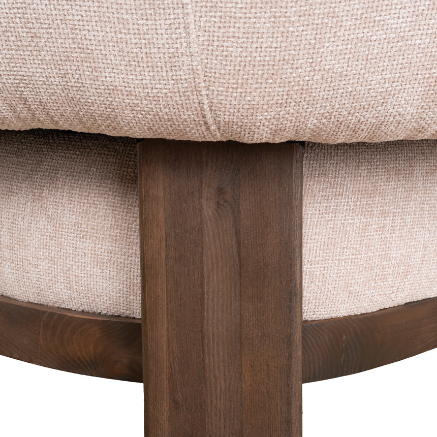 CLC10121-NI Walnut Armchair - Blush Linen