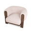 CLC10121-NI Walnut Armchair - Blush Linen
