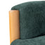 CLC10123-NI Natural Armchair - Bush Green