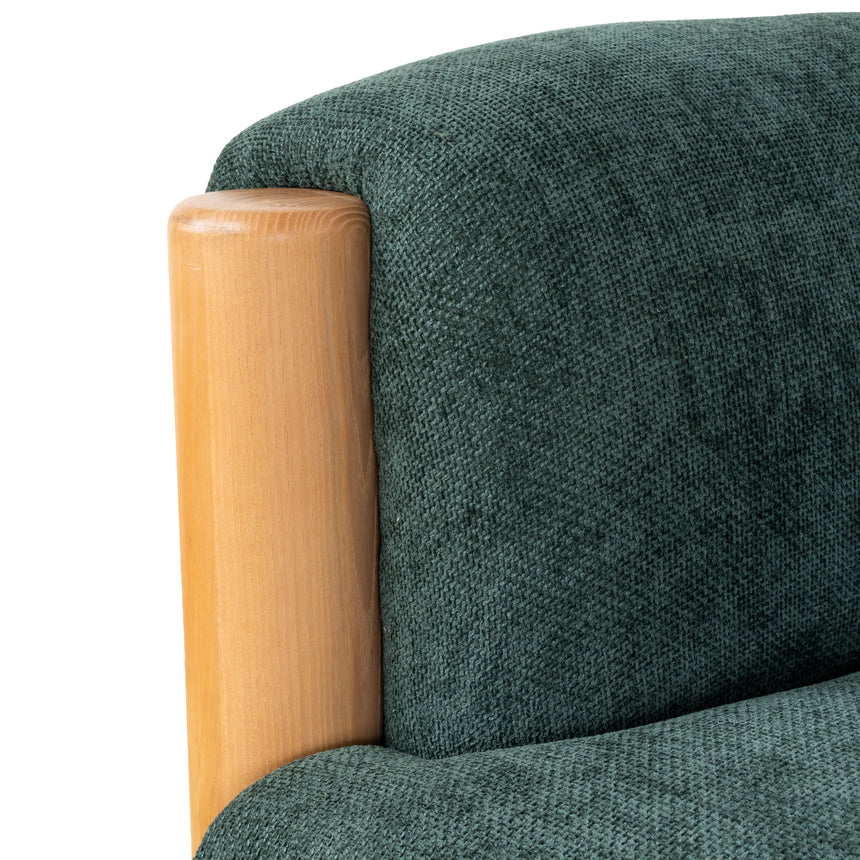 CLC10123-NI Natural Armchair - Bush Green