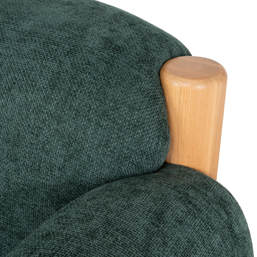 CLC10123-NI Natural Armchair - Bush Green