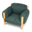 CLC10123-NI Natural Armchair - Bush Green