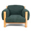 CLC10123-NI Natural Armchair - Bush Green