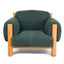 CLC10123-NI Natural Armchair - Bush Green