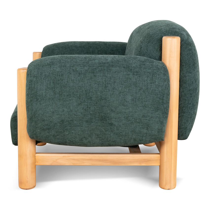 CLC10123-NI Natural Armchair - Bush Green