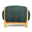 CLC10123-NI Natural Armchair - Bush Green