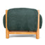 CLC10123-NI Natural Armchair - Bush Green