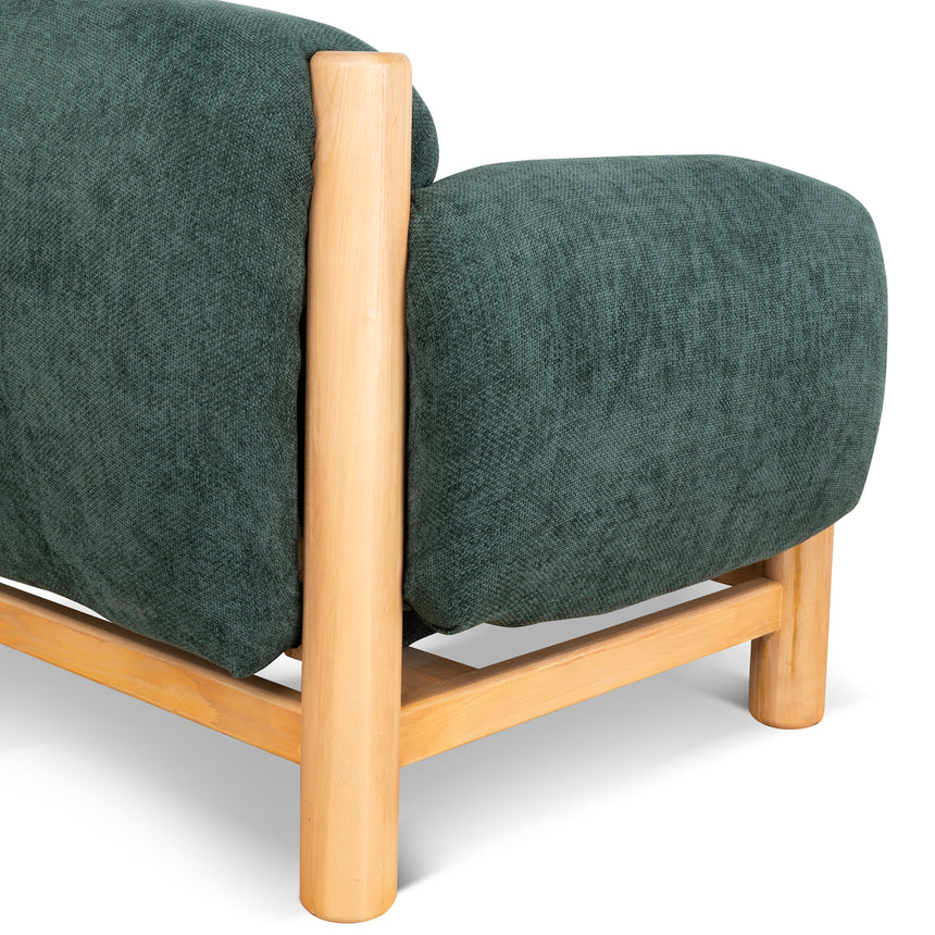 CLC10123-NI Natural Armchair - Bush Green