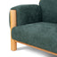 CLC10123-NI Natural Armchair - Bush Green