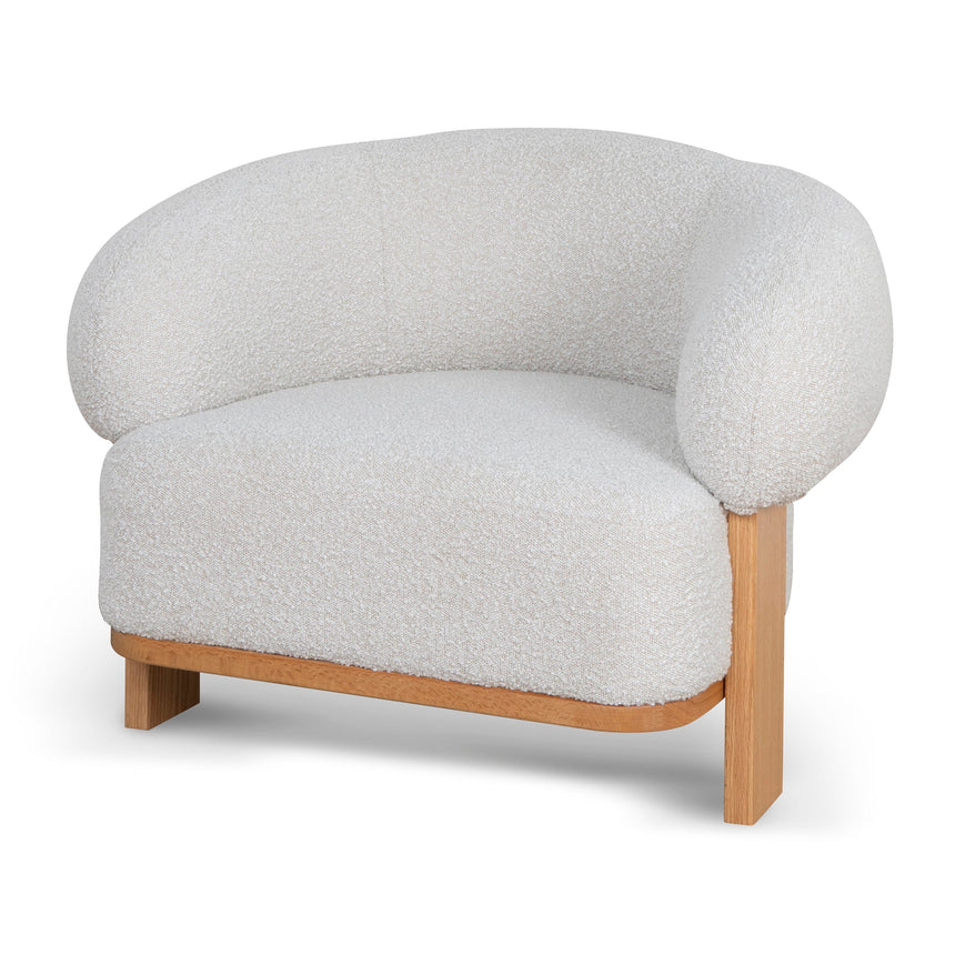 CBS10315-FH 65cm White Bar Stool - Clay Grey (Set of 2)
