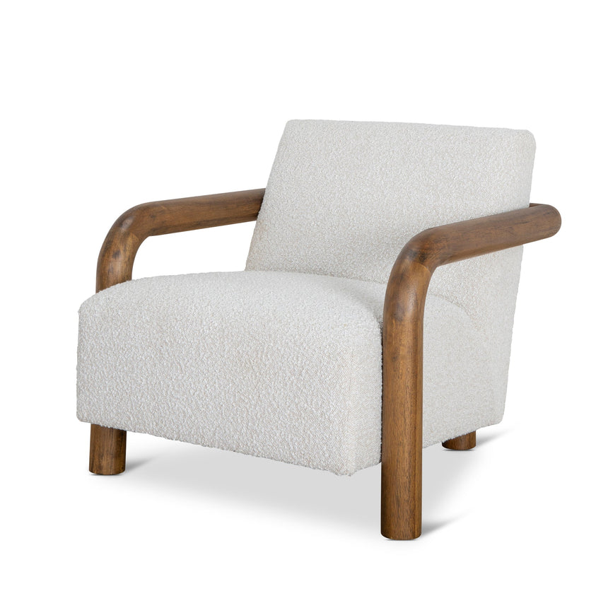 CLC10123-NI Natural Armchair - Bush Green