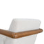 CLC10145-MY Off White Boucle Armchair - Walnut