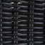 CLC10163-EM Outdoor Lounge Chair - Full Black