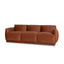 CLC10264-CA 3 Seater Sofa - Rustic Burnt Orange