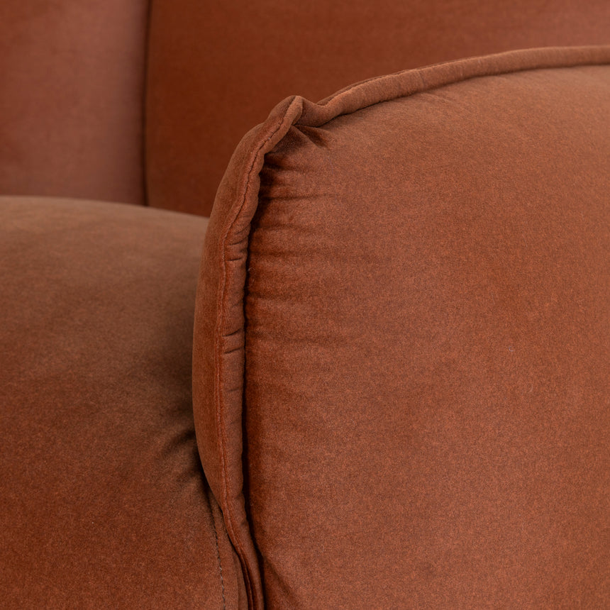 CLC10264-CA 3 Seater Sofa - Rustic Burnt Orange