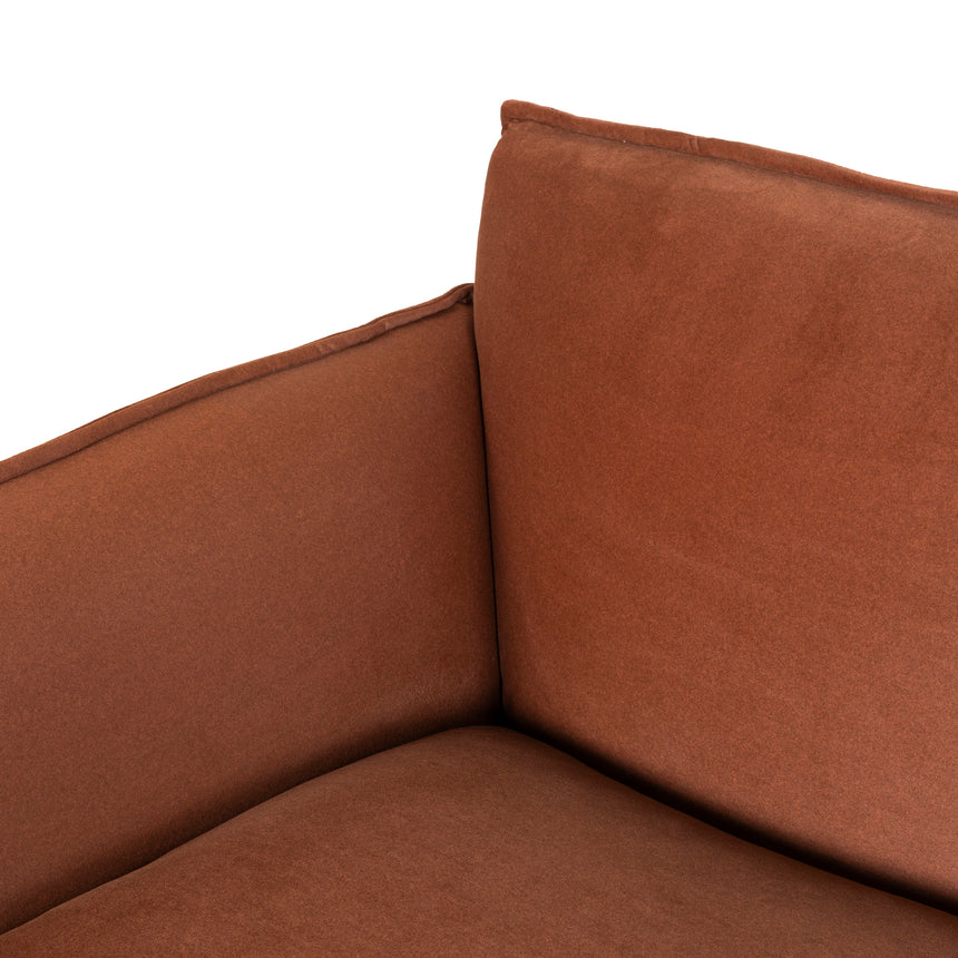 CLC10264-CA 3 Seater Sofa - Rustic Burnt Orange