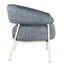 CLC10337-CI Fabric Armchair - Prussian Blue
