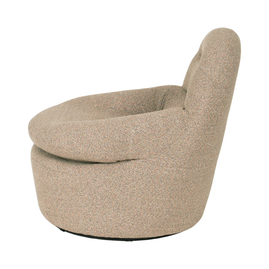CLC10346-FH Swivel Lounge Chair - Granite Boucle