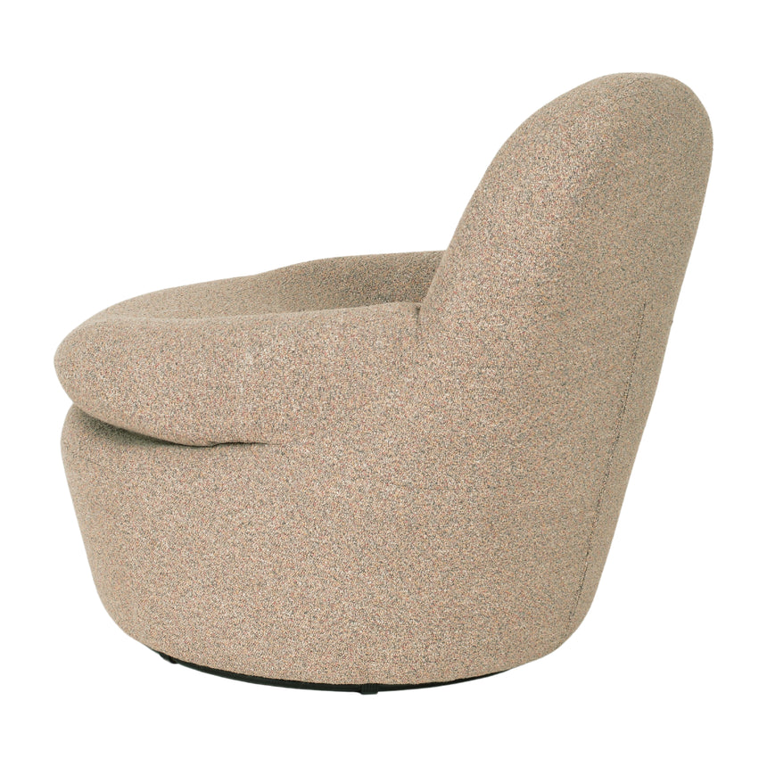 CLC10346-FH Swivel Lounge Chair - Granite Boucle