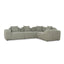 CLC10363-OLS Corner Option for 4 Seater Sofa - Coral Light Green