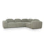 CLC10363-OLS Corner Option for 4 Seater Sofa - Coral Light Green
