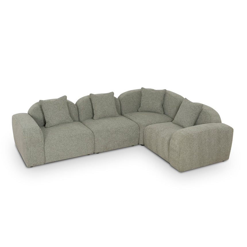 CLC10363-OLS Corner Option for 4 Seater Sofa - Coral Light Green