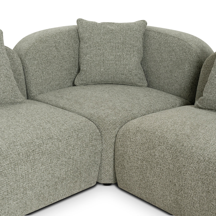 CLC10363-OLS Corner Option for 4 Seater Sofa - Coral Light Green