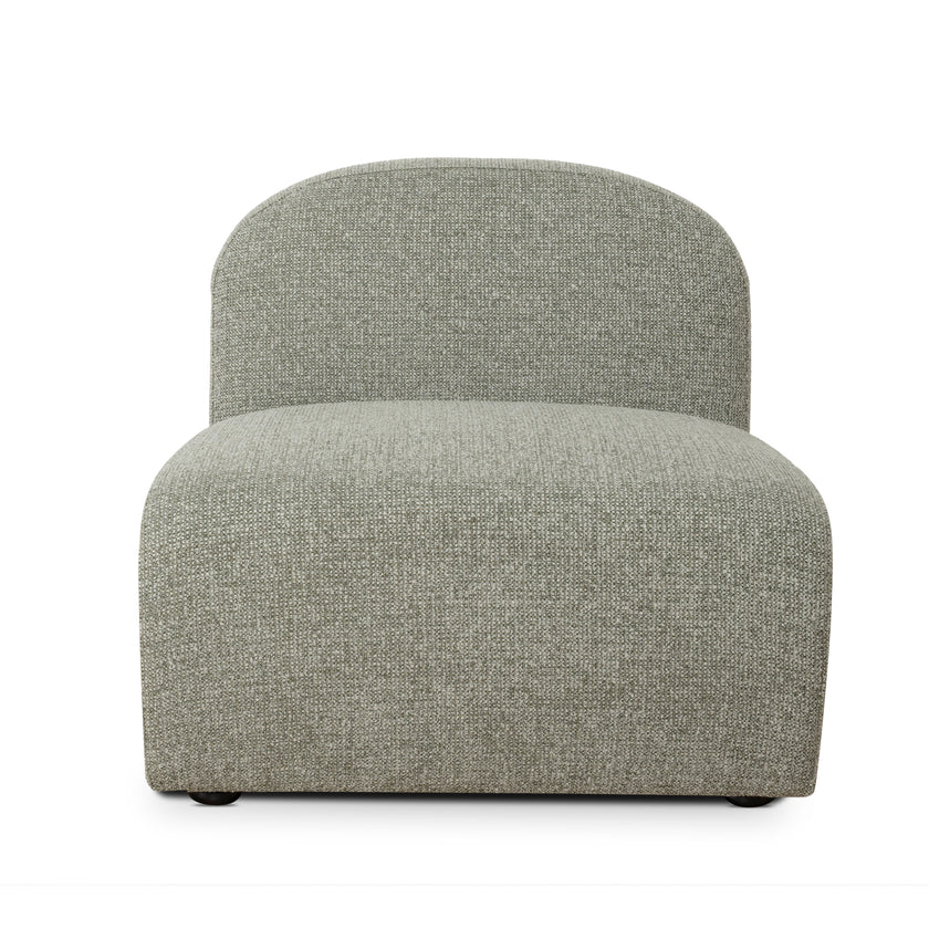 CLC10364-OLS Additional Armless for 4 Seater Sofa - Coral Light Green