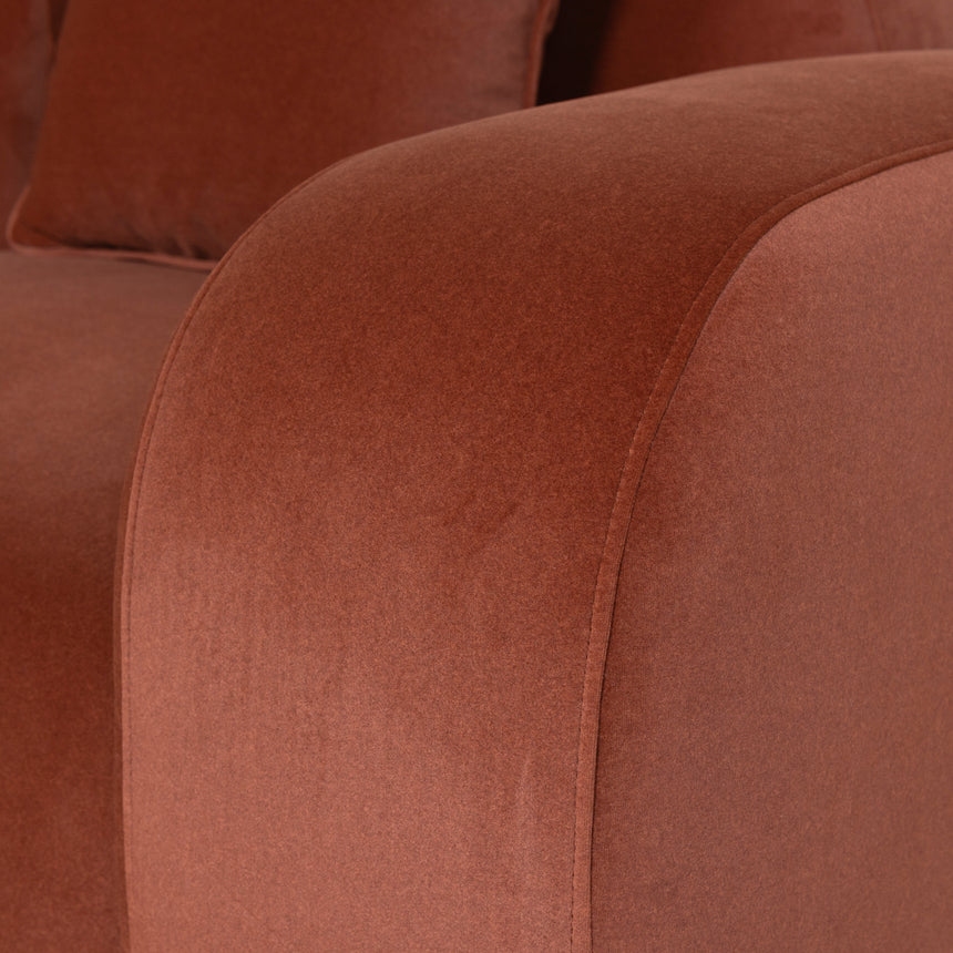 CLC10365-OLS 4 Seater Sofa - Umber Orange
