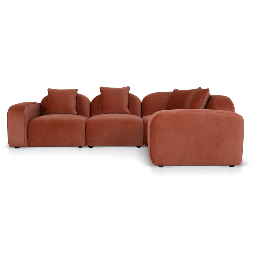 CLC10365-OLS 4 Seater Sofa - Umber Orange