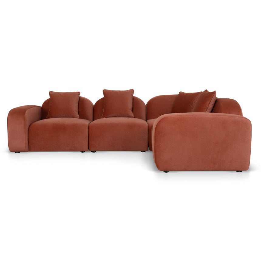 CLC10365-OLS 4 Seater Sofa - Umber Orange