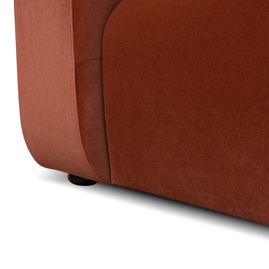 CLC10368-OLS 3 Seater Sofa - Umber Orange