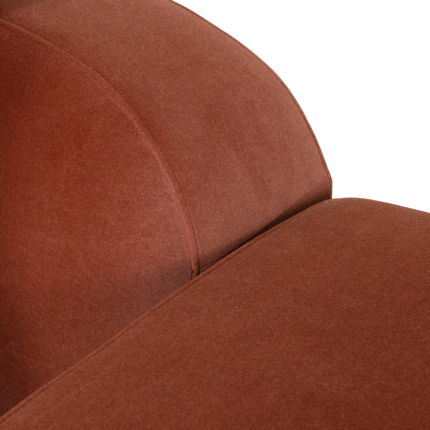 CLC10368-OLS 3 Seater Sofa - Umber Orange