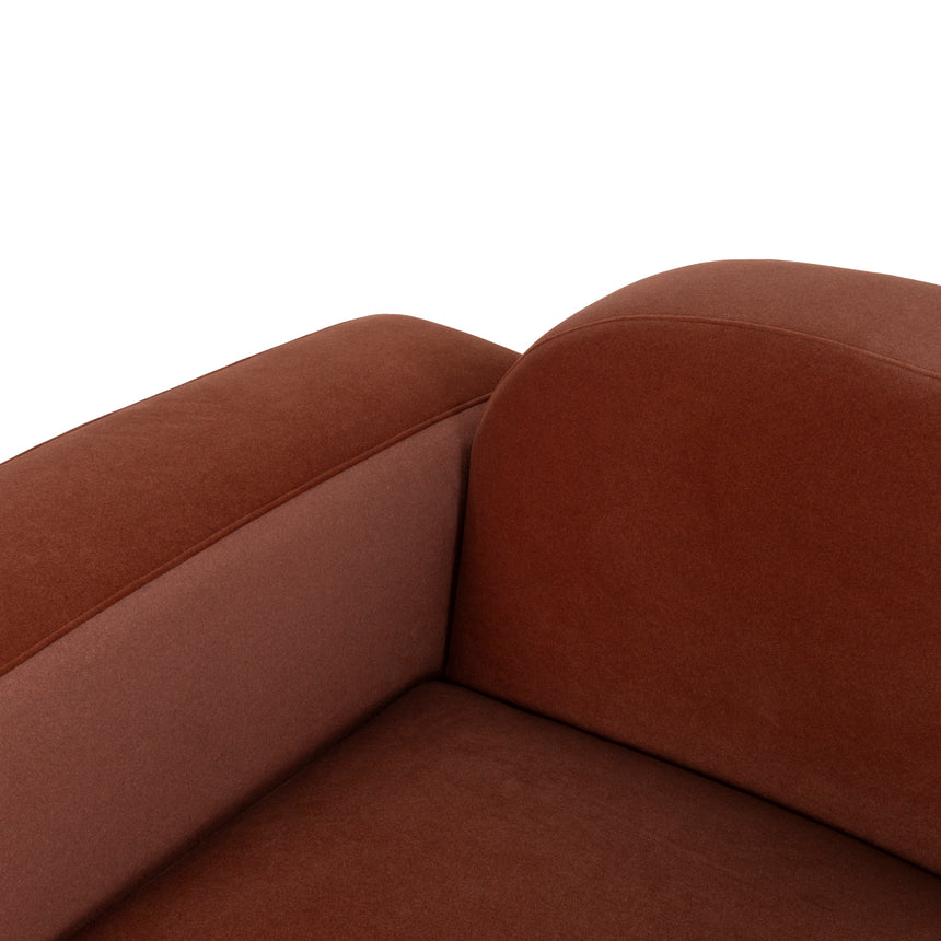 CLC10368-OLS 3 Seater Sofa - Umber Orange