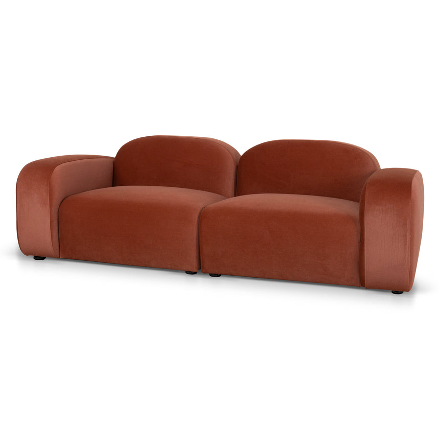 CLC10368-OLS 3 Seater Sofa - Umber Orange