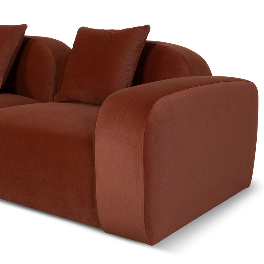 CLC10368-OLS 3 Seater Sofa - Umber Orange