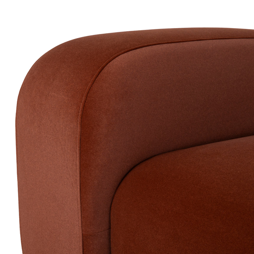 CLC10368-OLS 3 Seater Sofa - Umber Orange