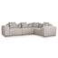 CLC10372-OLS Additional Armless for 4 Seater Sofa - Hazel Beige