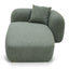 CLC10387-AE 3 Seater Right Chaise Sofa - Amazon Green