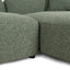 CLC10387-AE 3 Seater Right Chaise Sofa - Amazon Green