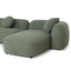 CLC10387-AE 3 Seater Right Chaise Sofa - Amazon Green